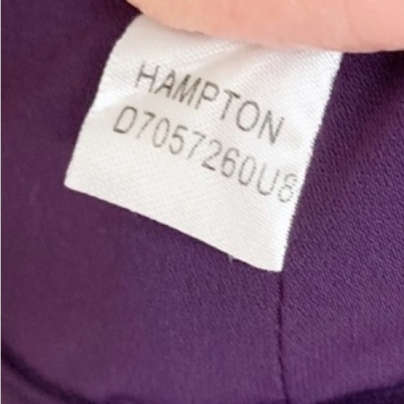 Diane Von Furstenberg DVF Hampton Wrap Dress Purple Excellent Size 4 - Picture 3 of 9